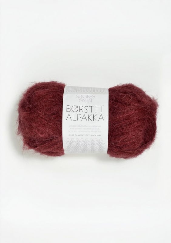 BØRSTET ALPAKKA
